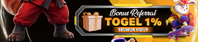 BONUS REFERRAL TOGEL 1%